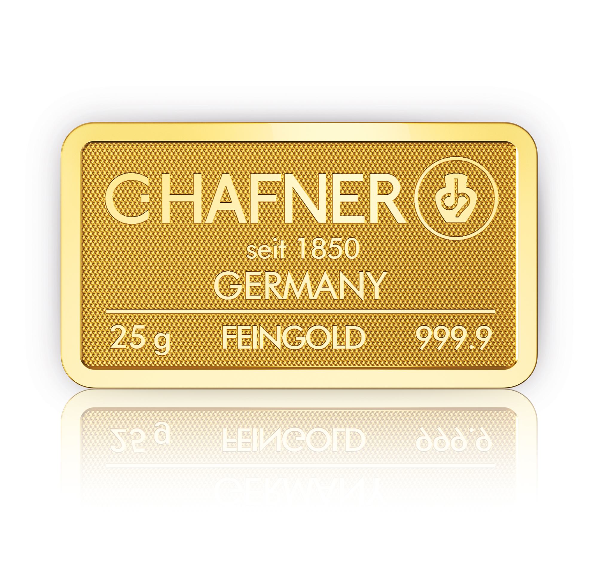 C.HAFNER Goldbarren 25g, geprägt