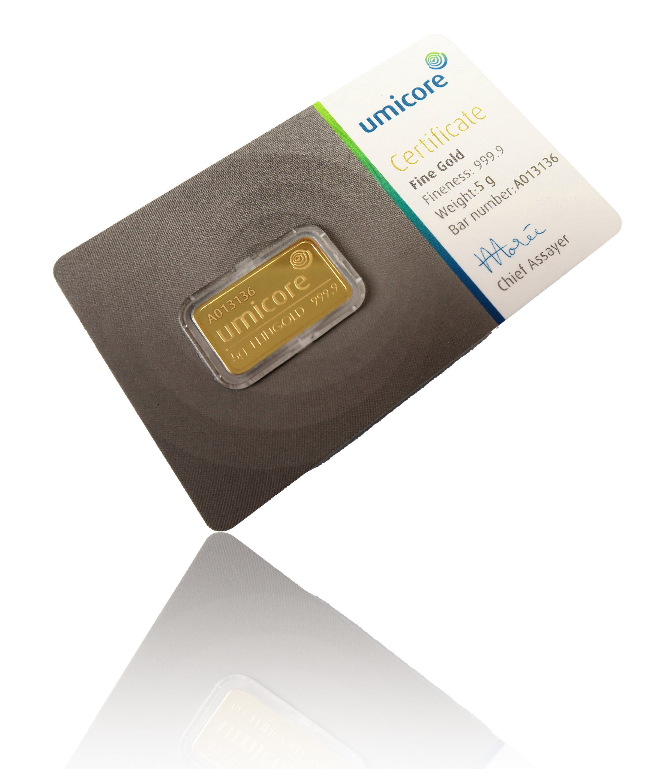 Umicore Goldbarren 5g bei Goldreserven kaufen