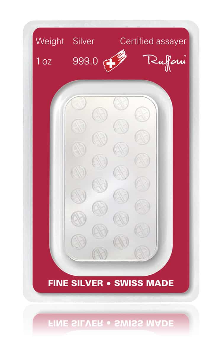 Silberbarren 1oz bei Goldreserven kaufen