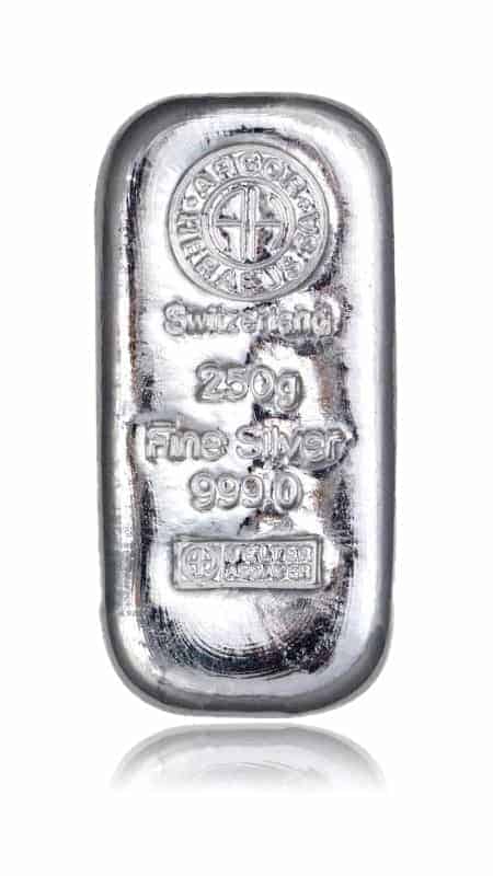Silberbarren 250g bei Goldreserven kaufen