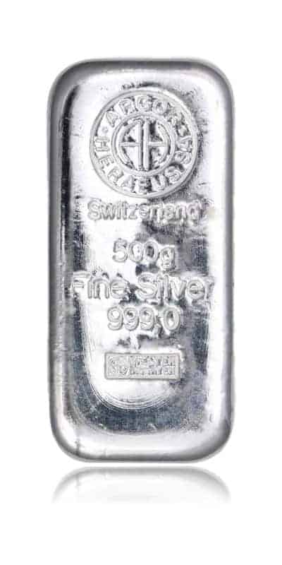 Silberbarren 500g bei Goldreserven kaufen