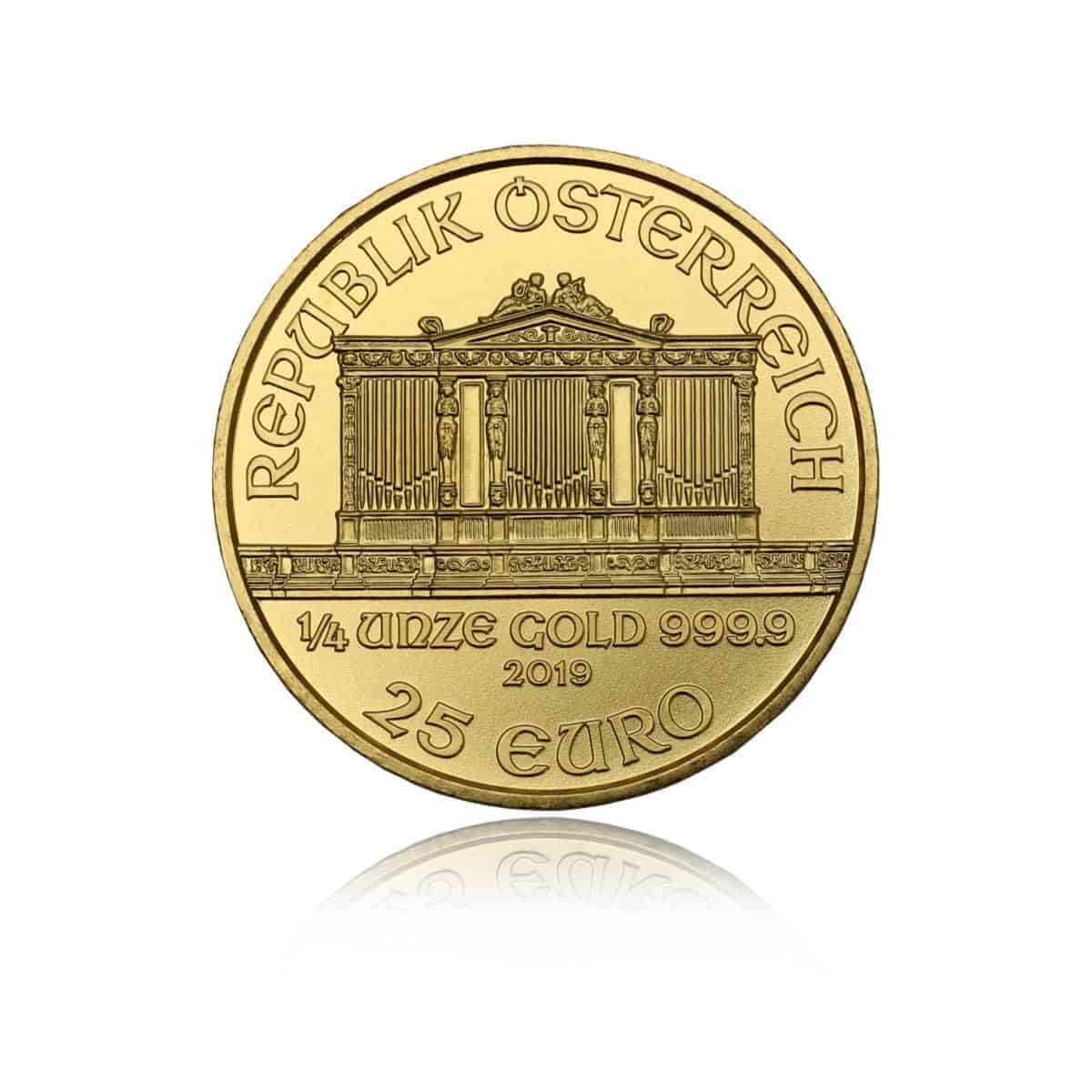 Goldmünze 1/4oz Wiener Philharmoniker bei Goldreserven kaufen