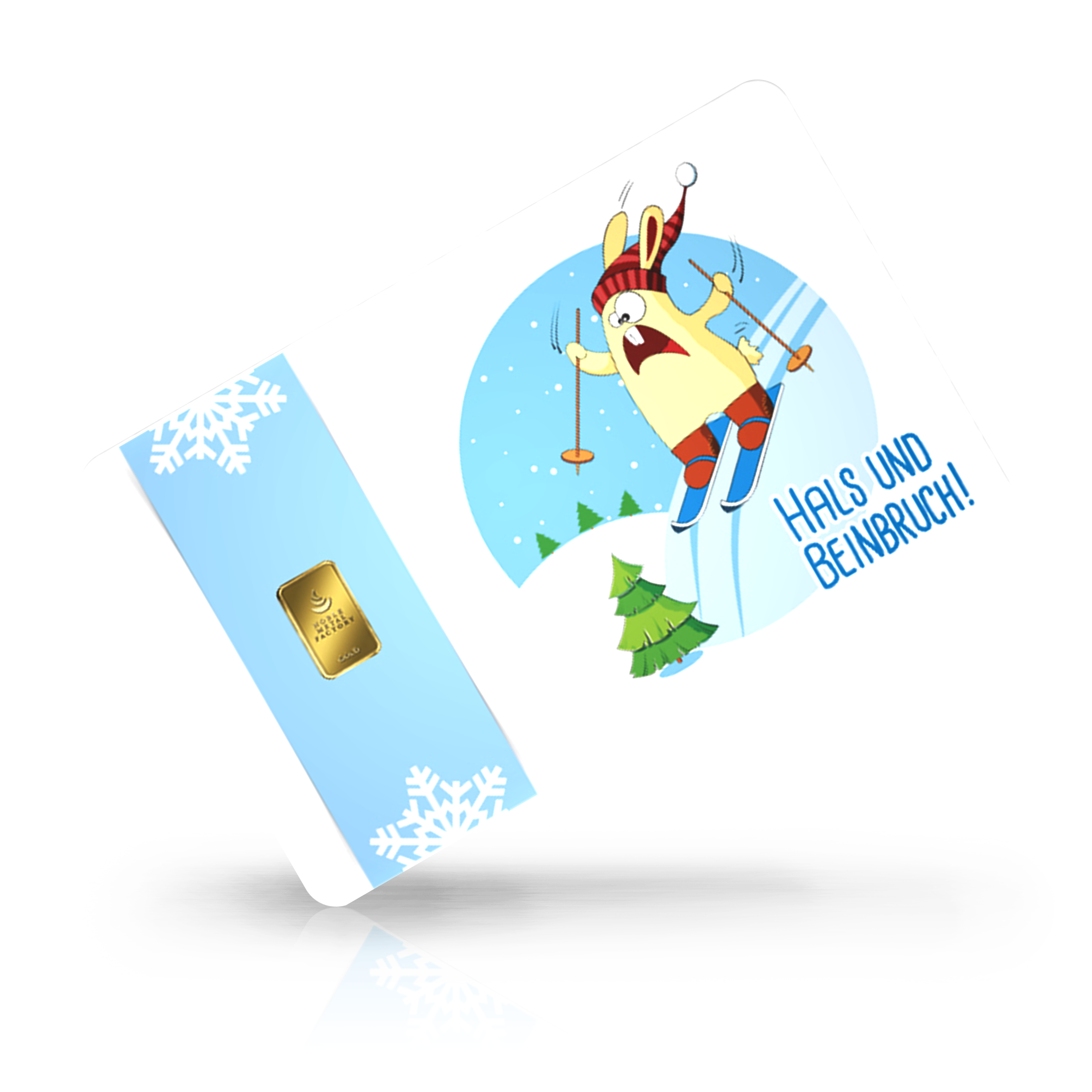 Ski fahren - Hals und Beinbruch bei Goldreserven kaufen