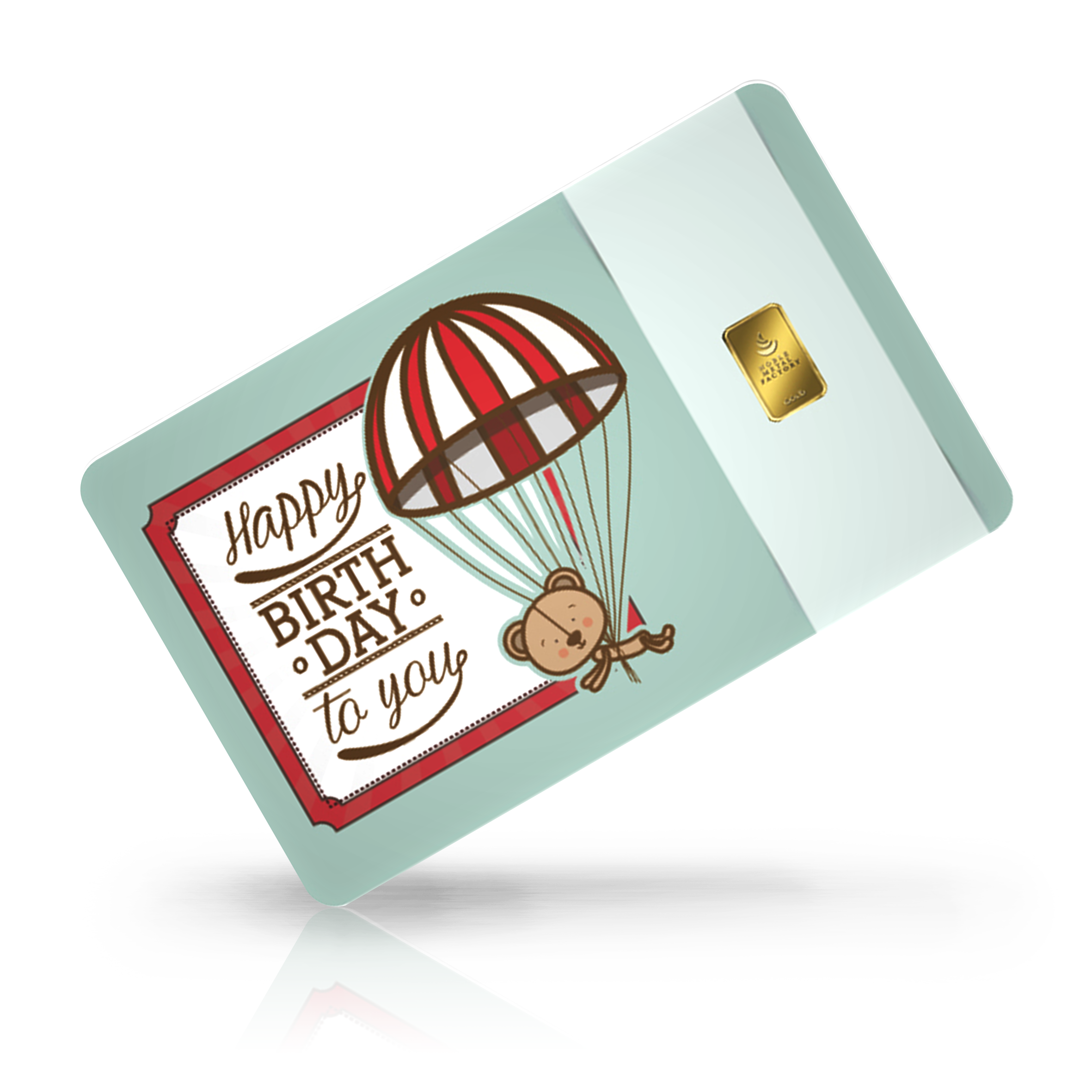 Geburtstag - Happy Birthday Teddy bei Goldreserven kaufen