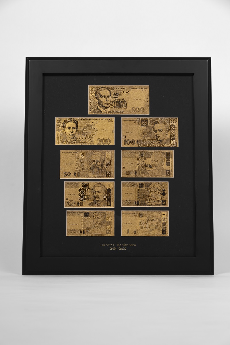 Goldbild Ukraine Set 24 Karat bei Goldreserven kaufen