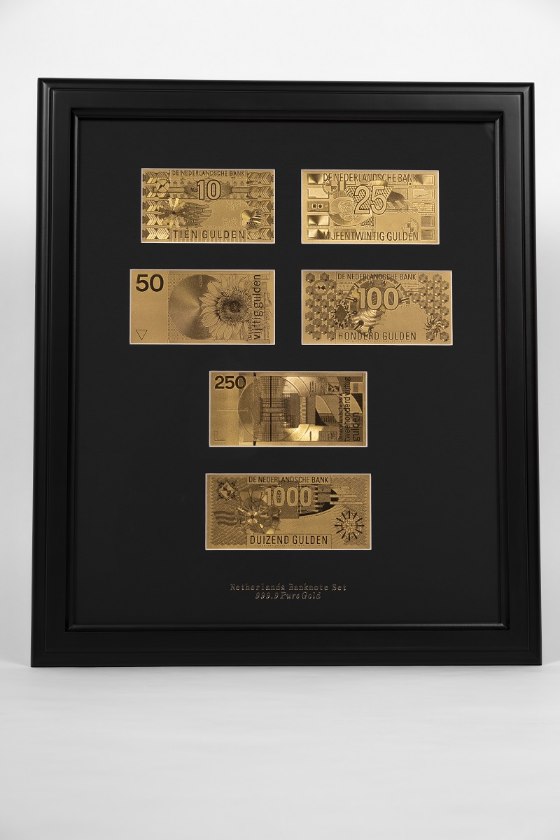 Goldbild Niederlande Set 24 Karat bei Goldreserven kaufen