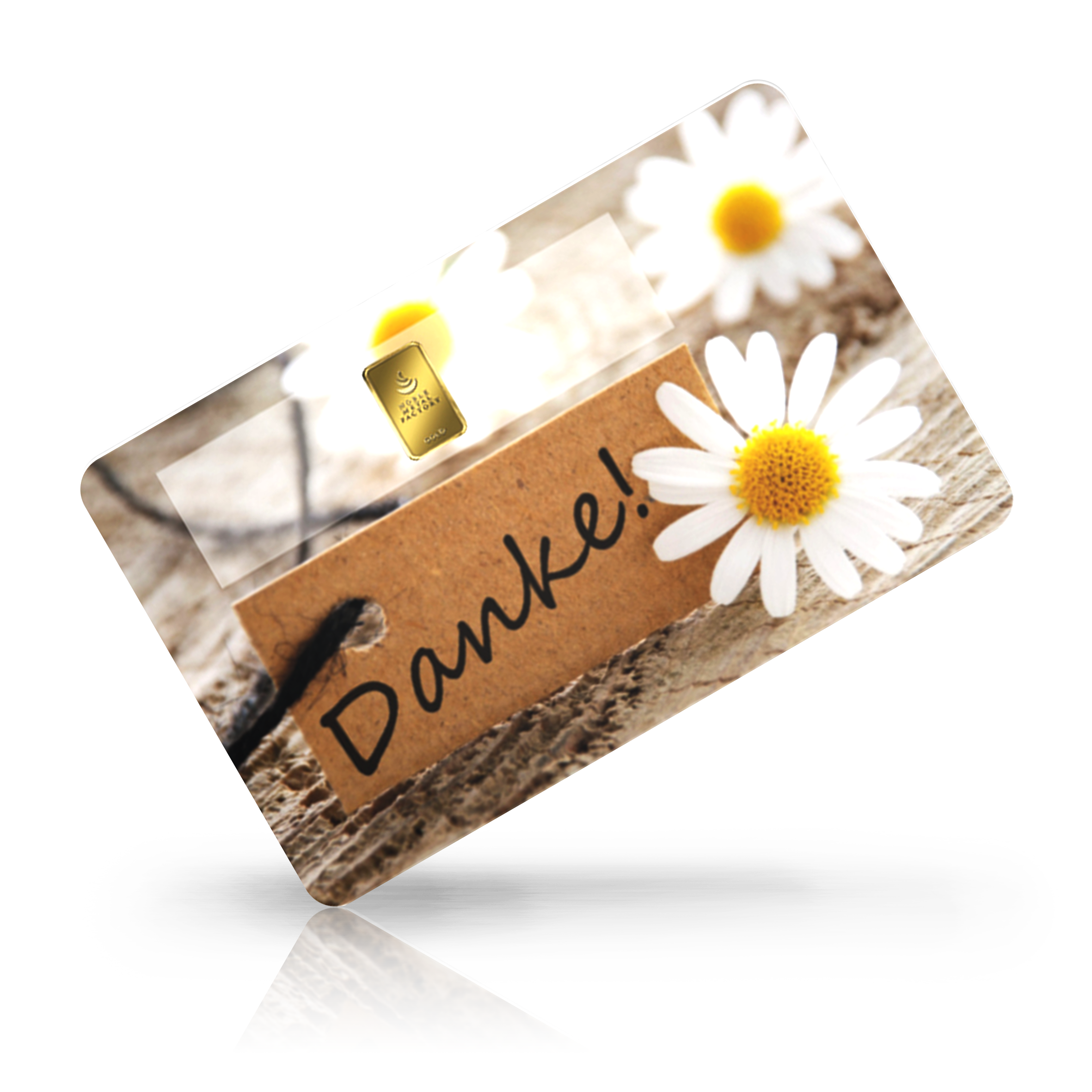 Danke - Gänseblümchen Dank bei Goldreserven kaufen