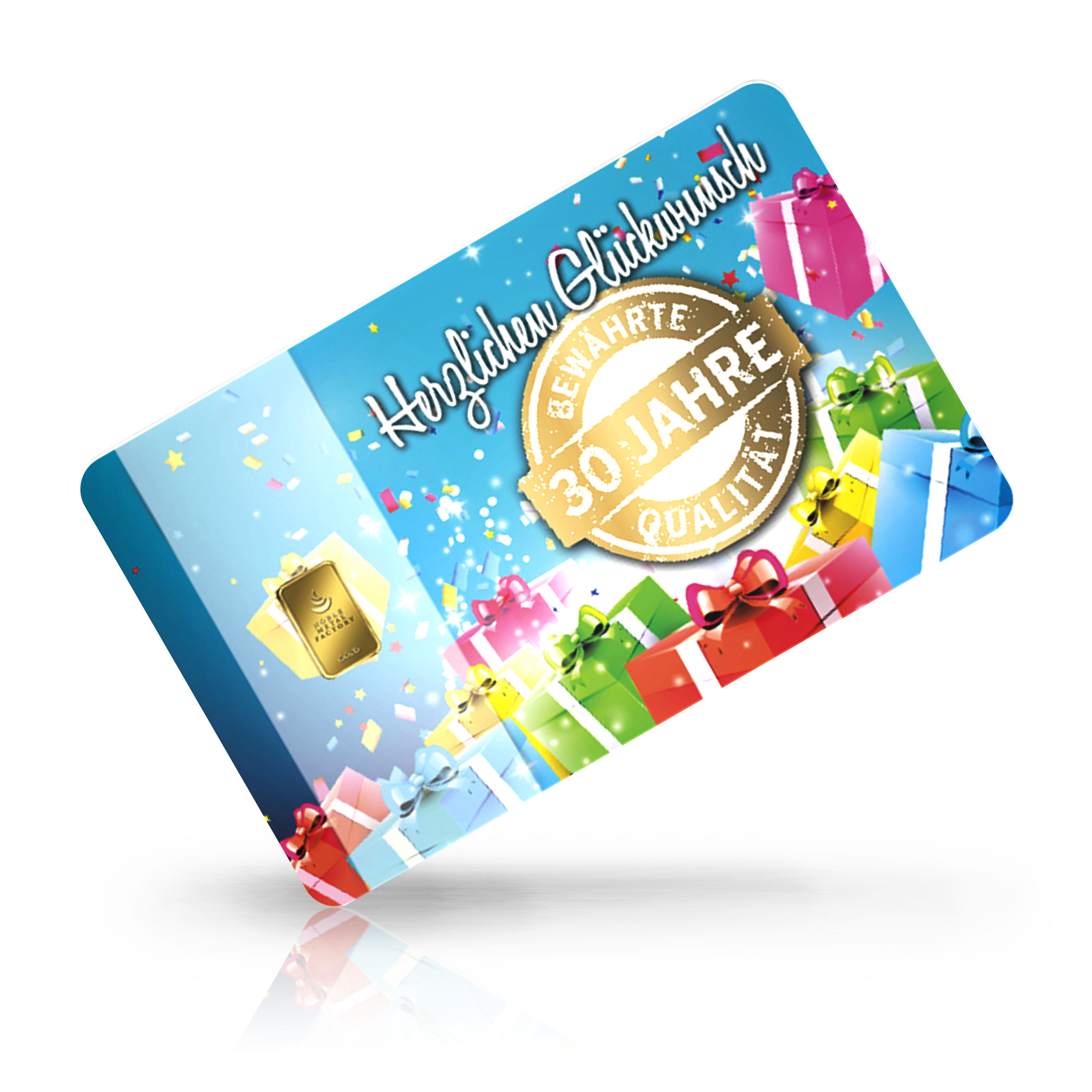 Geburtstag - 30 Jahre Garantie bei Goldreserven kaufen