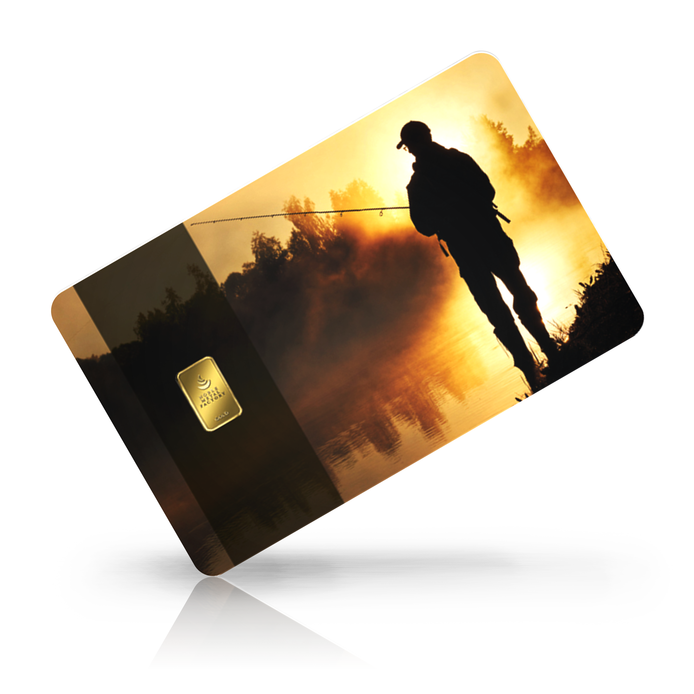 Sport - Angeln Sonnenuntergang bei Goldreserven kaufen