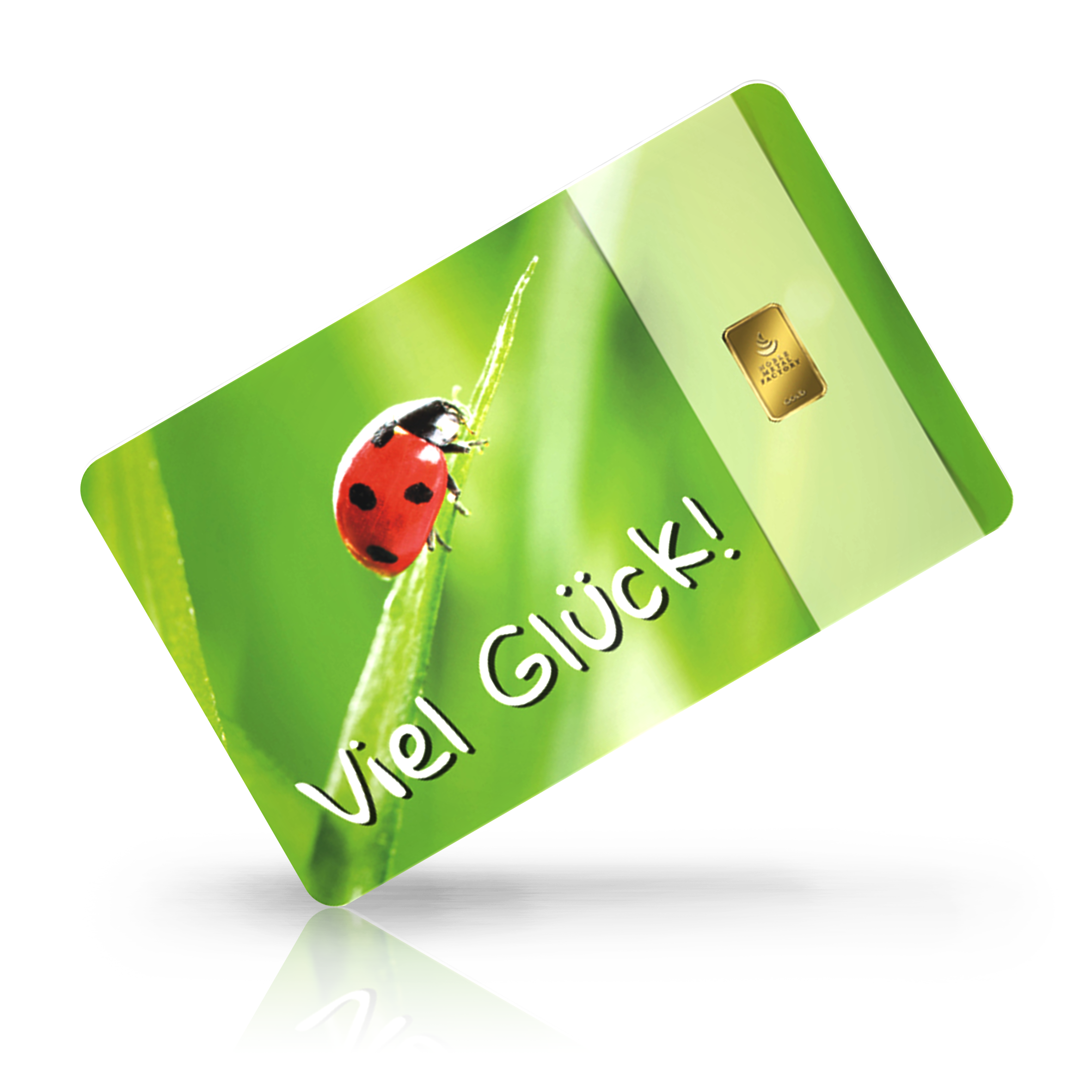 Glückwünsche - Marienkäfer bei Goldreserven kaufen
