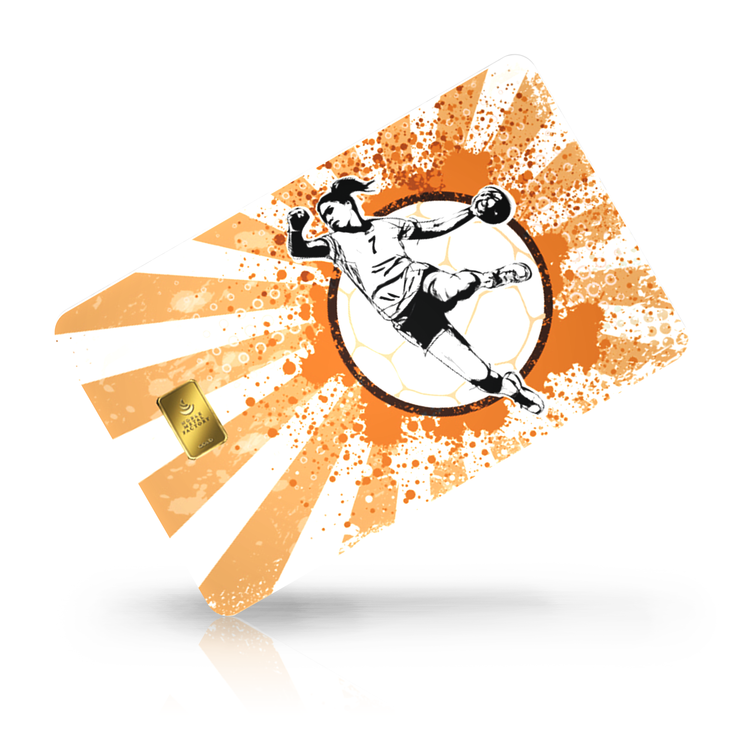 Sport - Handball Frau bei Goldreserven kaufen