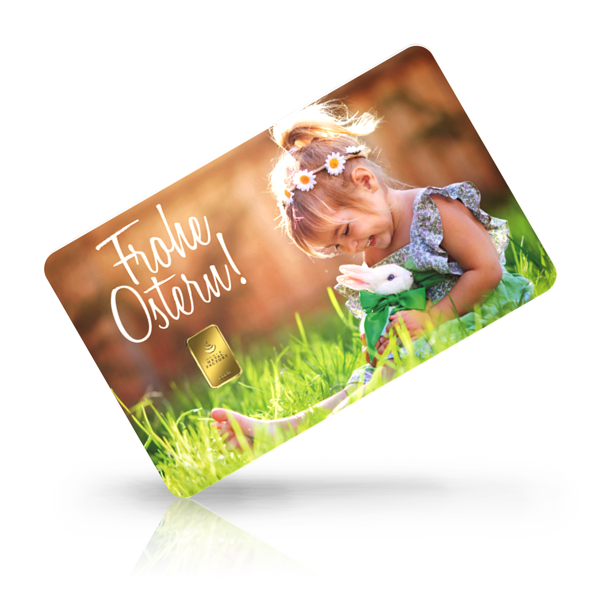 Ostern - Kind und Osterhase bei Goldreserven kaufen