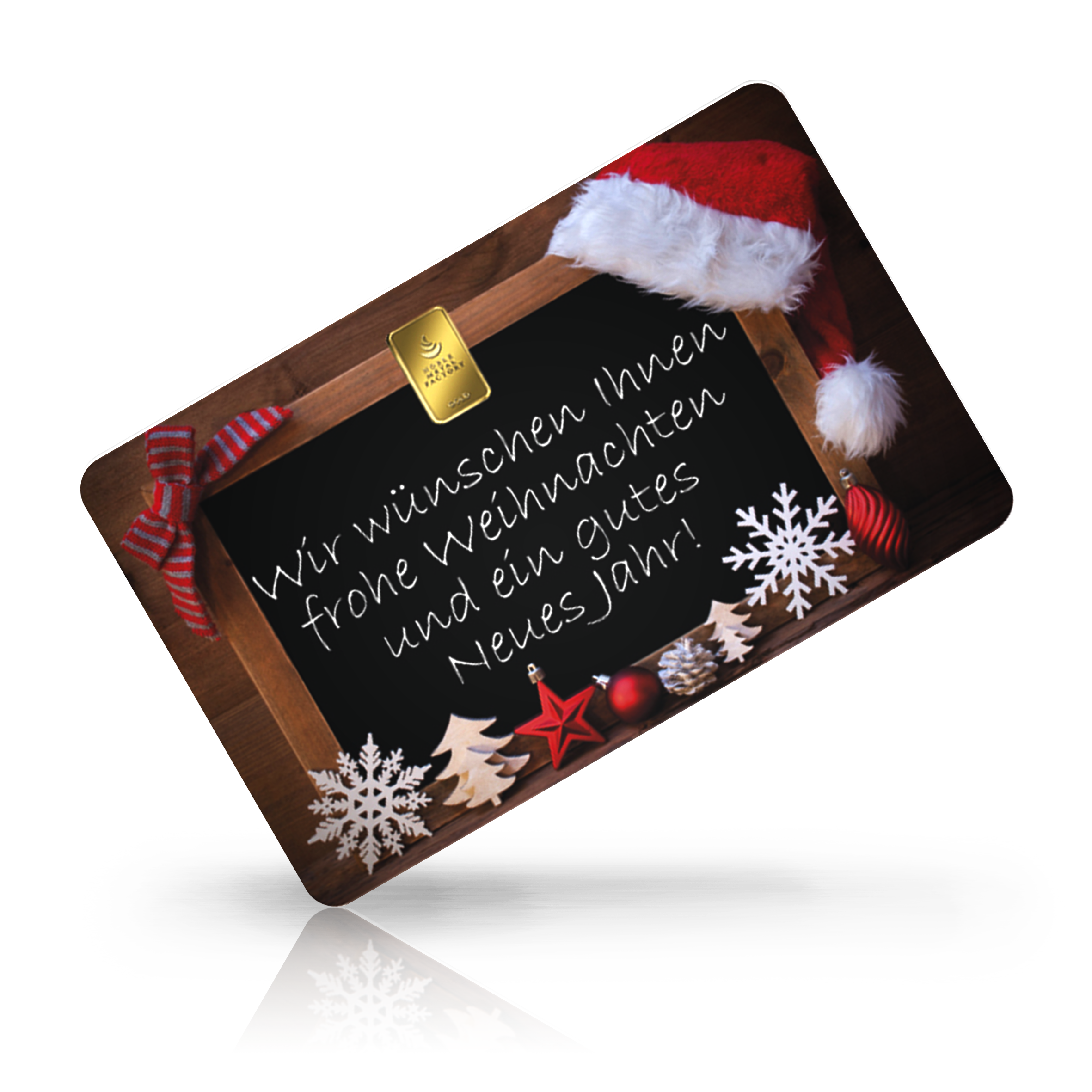 Weihnachten - Grußtafel bei Goldreserven kaufen
