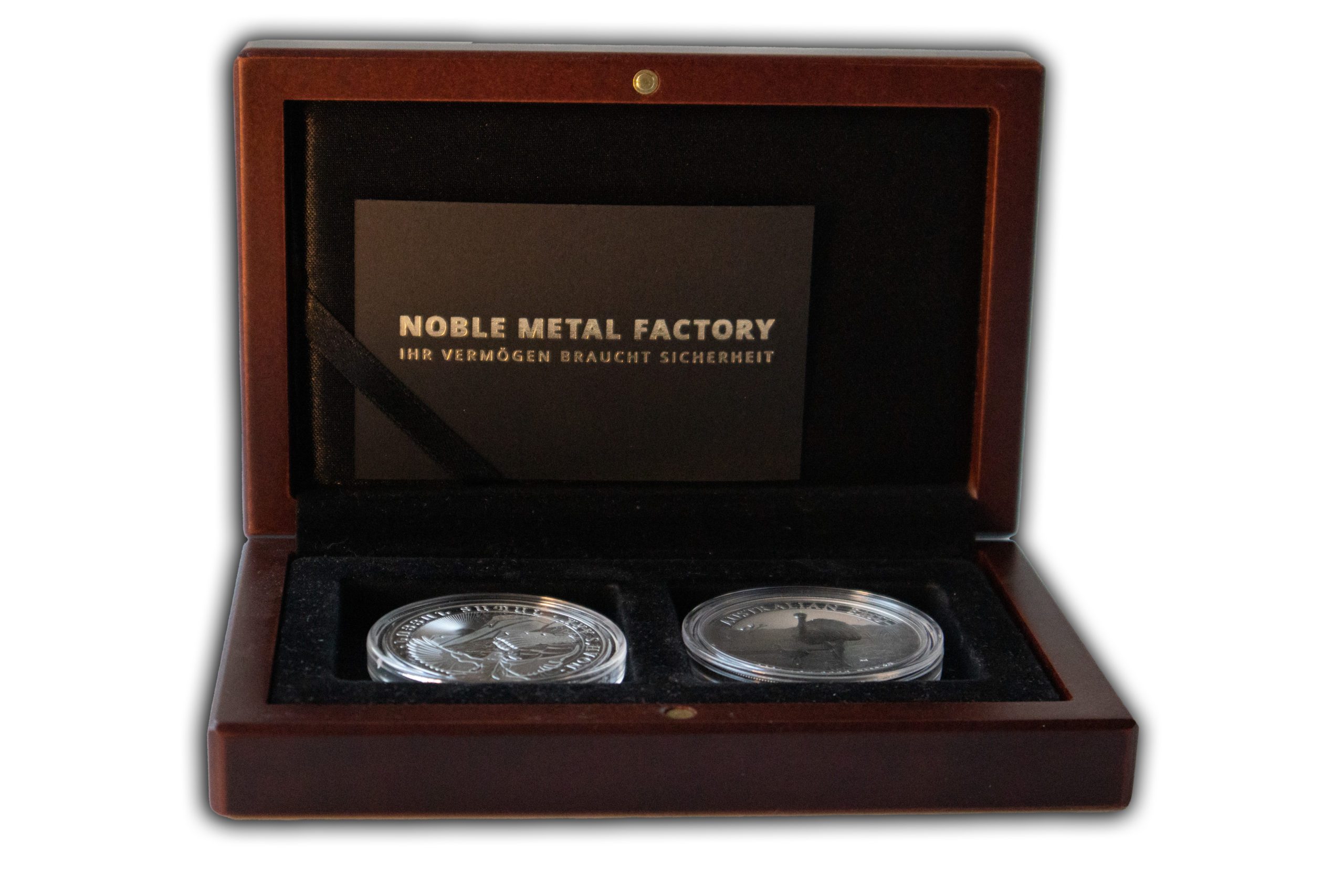 Etui 2er für quadratische Kapsel bei Goldreserven kaufen